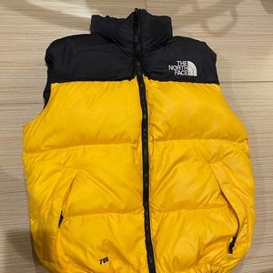 Rare The North Face Vintage Bumblebee 700 Puffer Down Vest